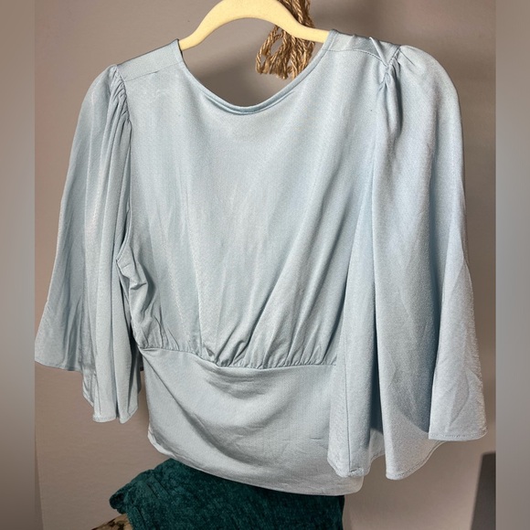 Draped V-Neck Top by Anthropologie - Picture 10 of 12